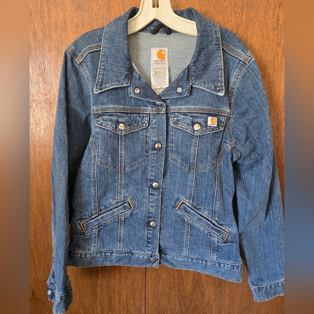 Carhartt Women's Blue Denim Jacket